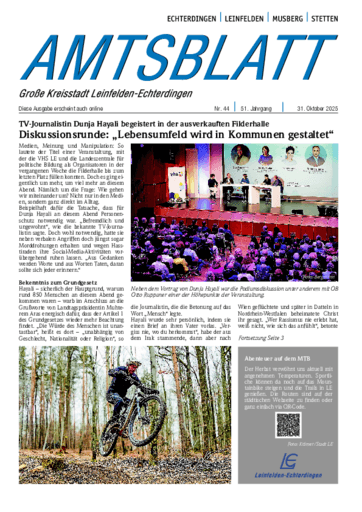 Ausgabe 44/2025 lesen