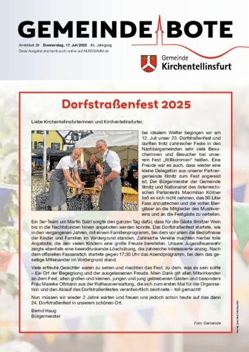 Ausgabe 29/2025 lesen
