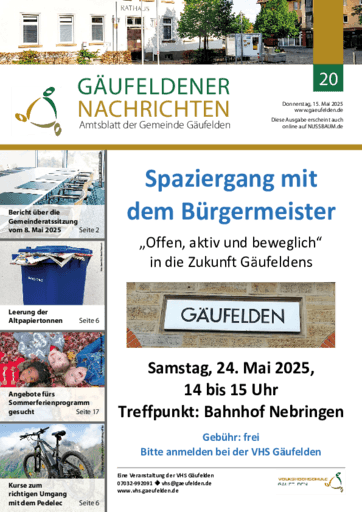 Ausgabe 20/2025 lesen