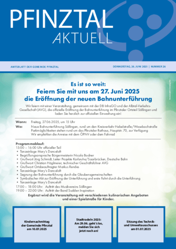 Ausgabe 26/2025 lesen