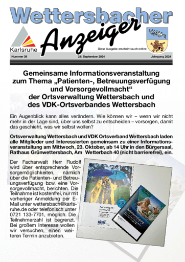 Ausgabe 39/2024 lesen