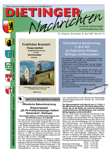 Ausgabe 15/2025 lesen