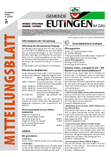 Ausgabe 28/2025 lesen