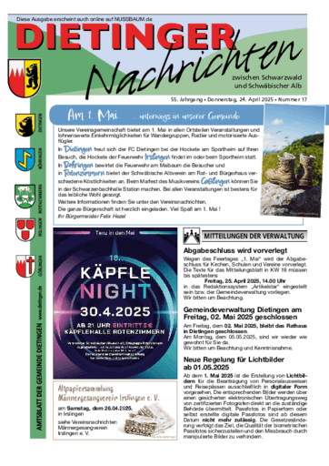 Ausgabe 17/2025 lesen