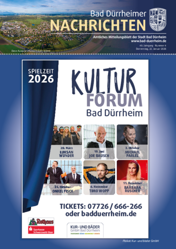 NUSSBAUM+ Premium - Bad Dürrheimer Nachrichten – Amtliches Mitteilungsblatt der Stadt Bad Dürrheim