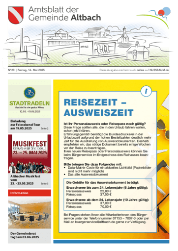 Ausgabe 20/2025 lesen