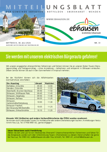 Ausgabe 31/2025 lesen