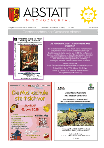 Ausgabe 28/2025 lesen
