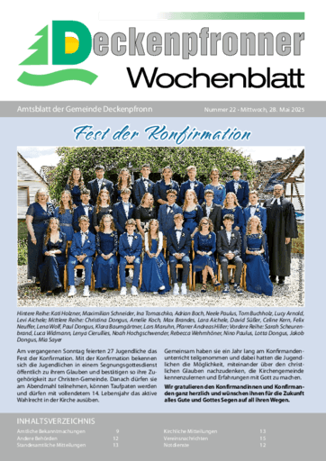 Ausgabe 22/2025 lesen