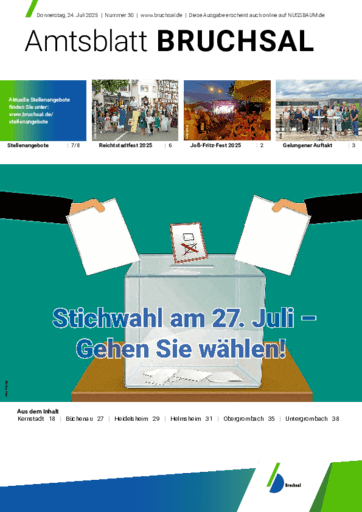 Ausgabe 30/2025 lesen