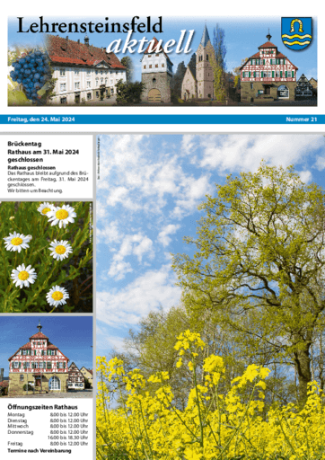 Ausgabe 21/2024 lesen