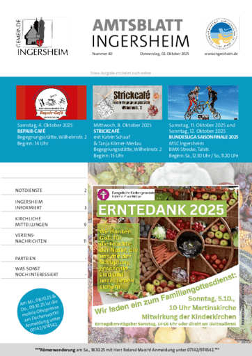 Ausgabe 40/2025 lesen