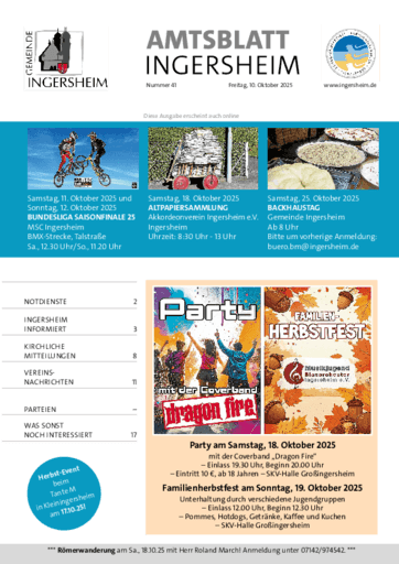 Ausgabe 41/2025 lesen