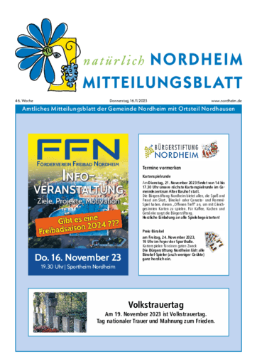 Ausgabe 46/2023 lesen