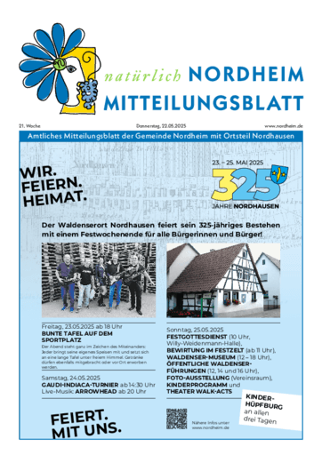 Ausgabe 21/2025 lesen