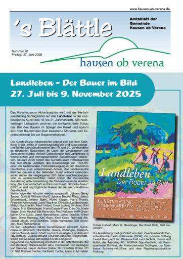 Ausgabe 26/2025 lesen