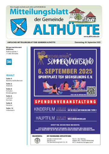 Ausgabe 36/2025 lesen
