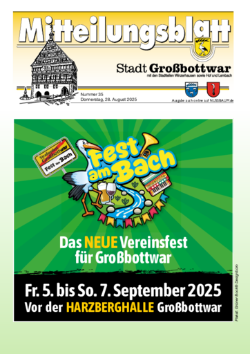 NUSSBAUM+ Premium - Mitteilungsblatt Stadt Großbottwar