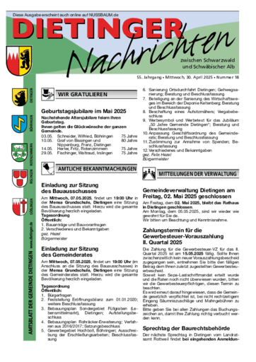 Ausgabe 18/2025 lesen