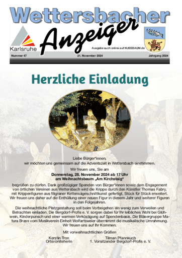 Ausgabe 47/2024 lesen