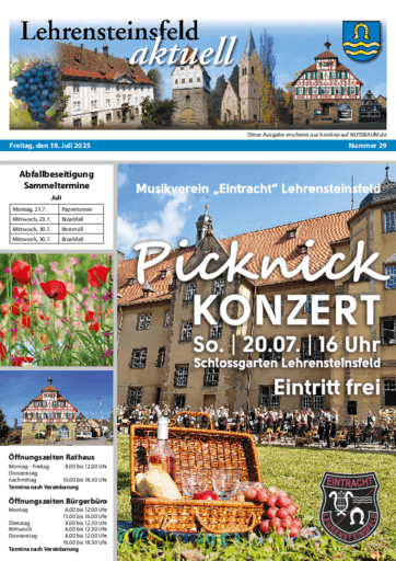 Ausgabe 29/2025 lesen