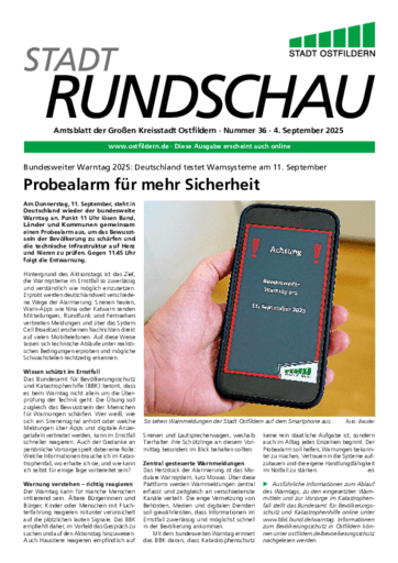 Ausgabe 36/2025 lesen