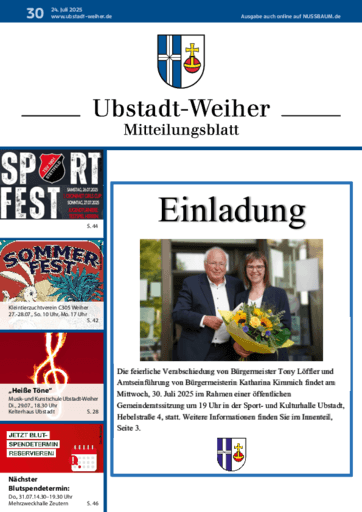 Ausgabe 30/2025 lesen