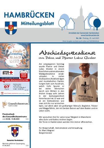 Ausgabe 30/2025 lesen