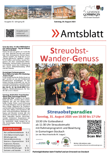 Ausgabe 35/2025 lesen