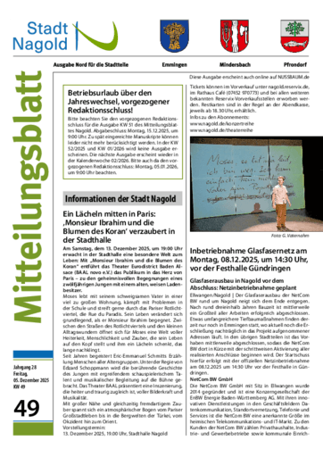 Ausgabe 49/2025 lesen