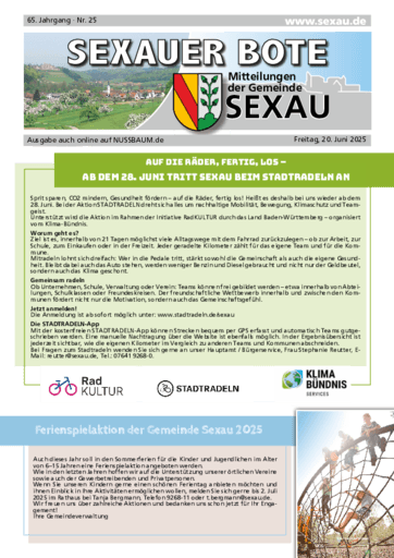 Ausgabe 25/2025 lesen