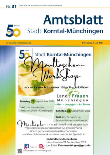 Ausgabe 31/2025 lesen