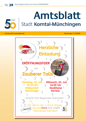Ausgabe 29/2025 lesen