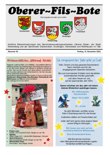Ausgabe 50/2023 lesen