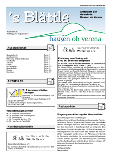 Ausgabe 35/2024 lesen