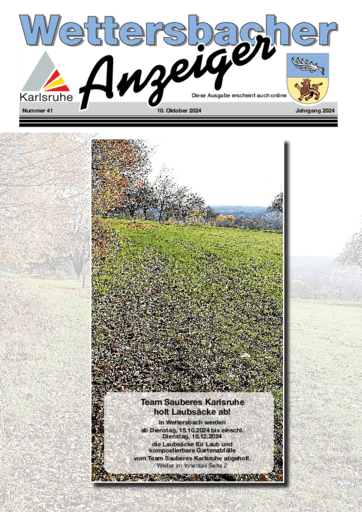 Ausgabe 41/2024 lesen