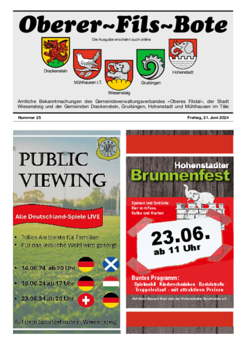 Ausgabe 25/2024 lesen