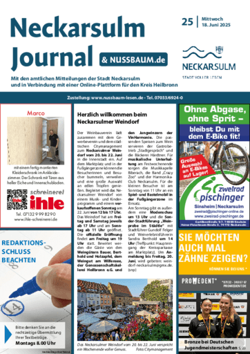 Ausgabe 25/2025 lesen