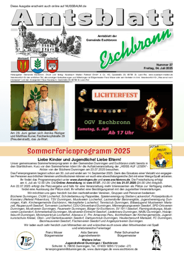 Ausgabe 27/2025 lesen