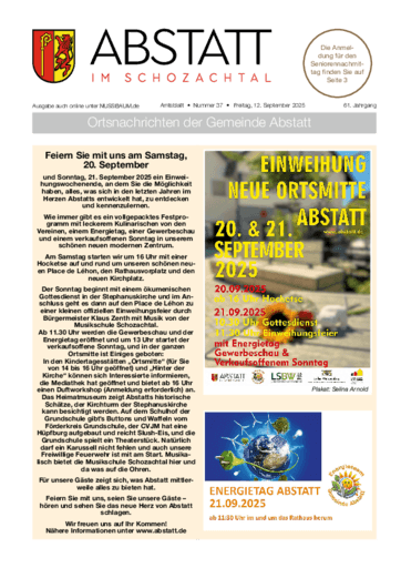 Ausgabe 37/2025 lesen