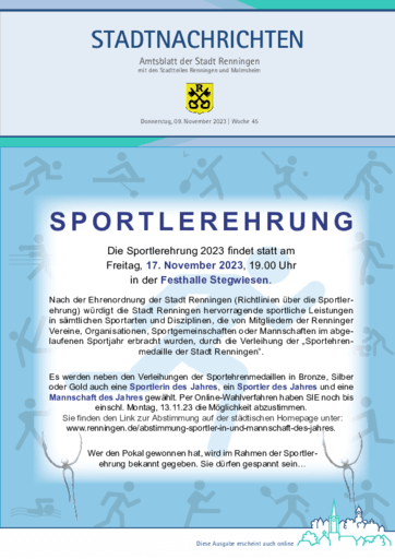 Ausgabe 45/2023 lesen
