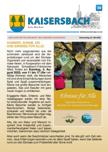 Ausgabe 30/2025 lesen
