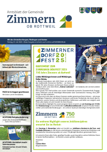 Ausgabe 30/2025 lesen