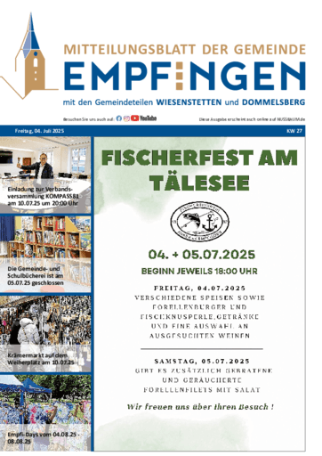 Ausgabe 27/2025 lesen