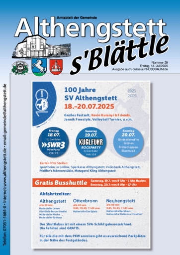 Ausgabe 29/2025 lesen