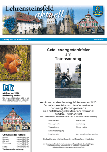 Ausgabe 47/2023 lesen