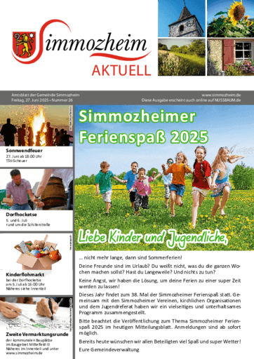 Ausgabe 26/2025 lesen