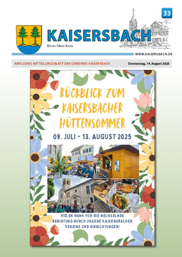 Ausgabe 33/2025 lesen