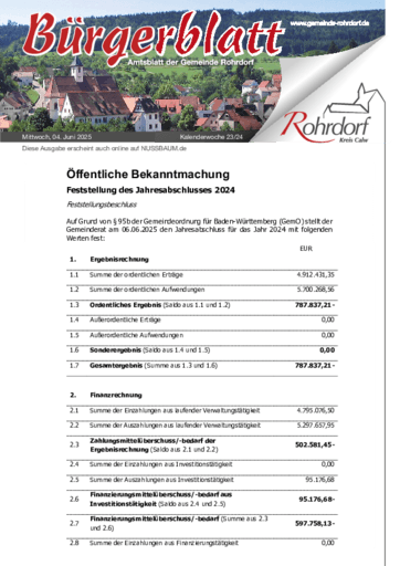 Ausgabe 23/2025 lesen