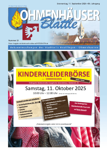 Ausgabe 37/2025 lesen